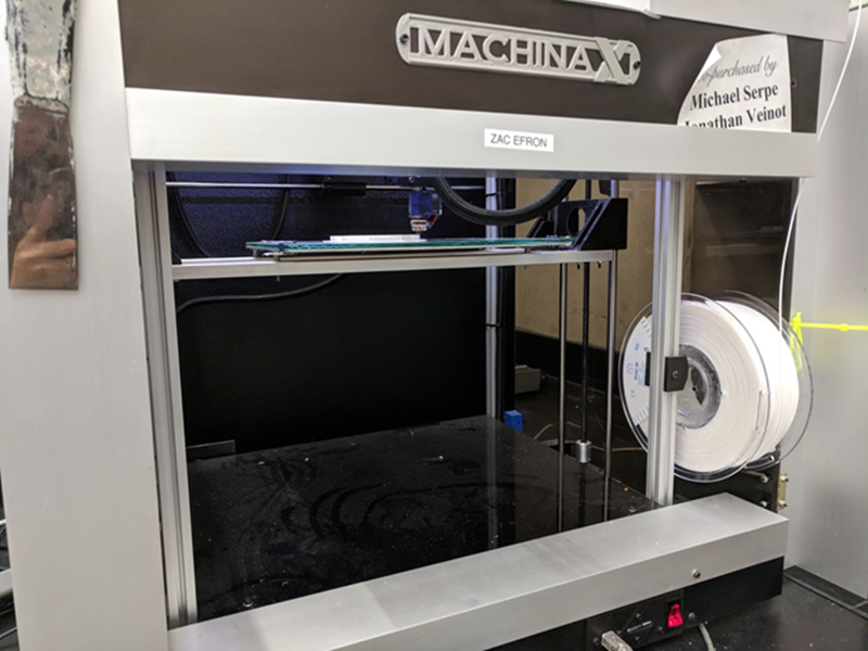 3D printer close-up
