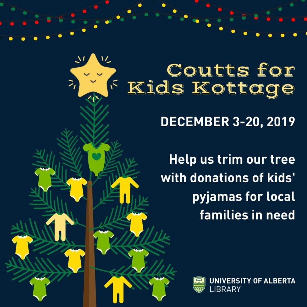 Coutts for Kids Kottage
December 3-20, 2019

Help us trim our tree with donations of kids' pyjamas for local families in need