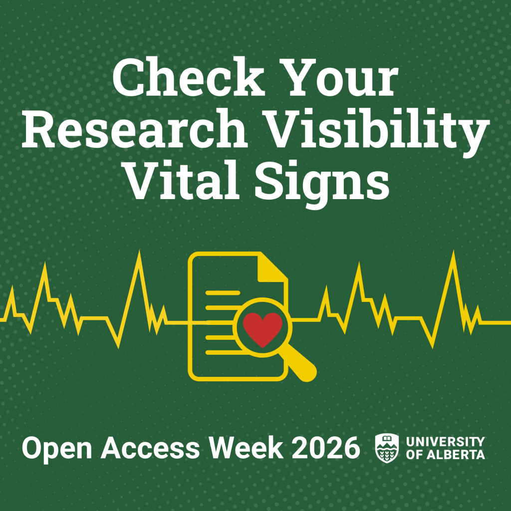 Check your research visibility vital signs: Open Access Week 2026